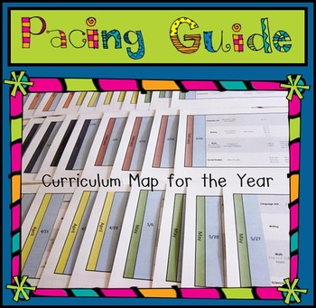 Preview of Curriculum Map: A guide to planning your whole year!