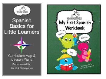 Preview of Curriculum Map & Lesson Plans - Spanish Basics for Little Learners (PreK-1st)