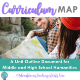 Curriculum Map Template {Middle & High School Humanities}