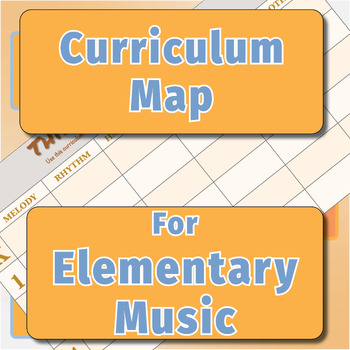 Preview of Curriculum Map for Elementary Music | Long Range Planning