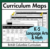 Curriculum Maps - English Language Arts and Math (K-5)