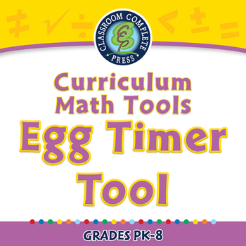 Preview of Curriculum Math Tools - Egg Timer Tool - NOTEBOOK Gr. PK-8