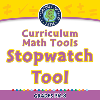 Preview of Curriculum Math Tools - Stopwatch Tool - NOTEBOOK Gr. PK-8