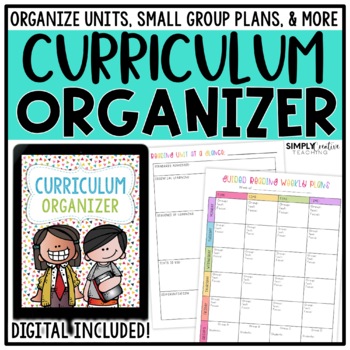 Preview of Curriculum Planning Digital & Editable (Templates, Long Range Plans)