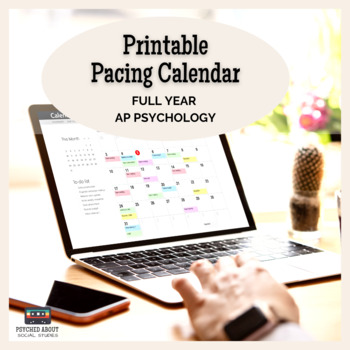 Preview of Curriculum Pacing Calendar - AP Psych