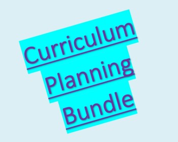 Preview of Curriculum Planning Bundle
