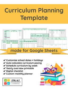 Preview of Curriculum Planning Template for Google Sheets
