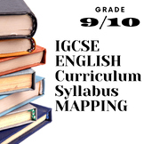 Curriculum Syllabus MAP English Literature Grade 9 10 IGCSE