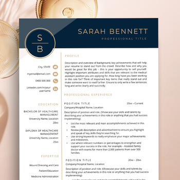 Preview of Curriculum Vitae Template UK, Elegant CV template, High School Teacher Resume