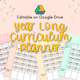 Curriculum Year Long Planner