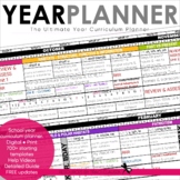 The Ultimate Year Curriculum Planner - Google, Excel & Numbers - Teacher Planner