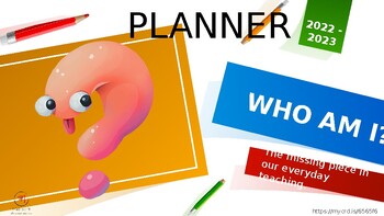 Preview of Curriculum and planner: Who am I?