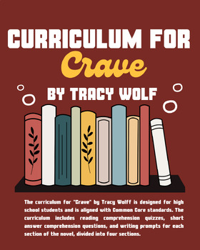 Preview of Curriculum for Crave by Tracy Wolf