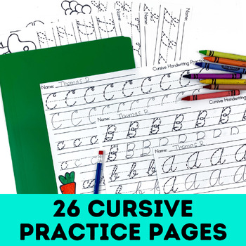 alphabet cursive handwriting practice for capital and