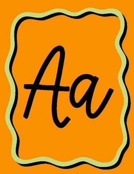 Preview of Cursive ABCs - Good & Groovy Decor