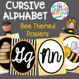 Cursive Alphabet Anchor Charts Bee Theme