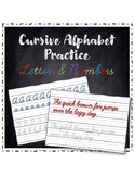 Cursive Alphabet Handwriting Practice