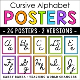 Cursive Alphabet Posters