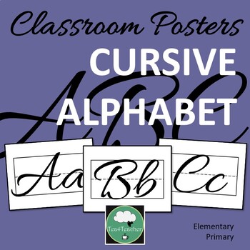 Preview of CURSIVE ALPHABET Posters