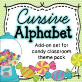 Cursive Alphabet Posters - Candy Theme