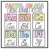 Cursive Alphabet Posters | Cursive and Print Posters | Pas