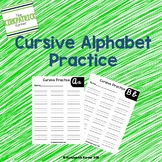 Cursive Alphabet Practice