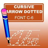 Cursive Arrow Dotted