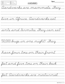 Cursive Copywork Bundle by Apples and Bananas Education | TPT