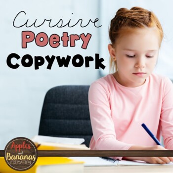 Preview of Cursive Copywork - Poetry Handwriting Practice