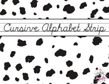 Preview of Cursive Dalmatian Alphabet and Numbers