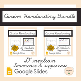 Cursive Handwriting- BUNDLE- D'nealian Lowercase & Uppercase