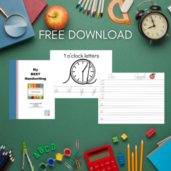 Preview of Cursive Handwriting Book - FREE DOWNLOAD