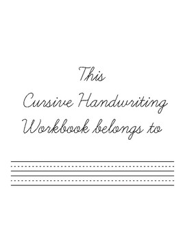 PDF] Books Cursive Handwriting Practice Workbook for Adults