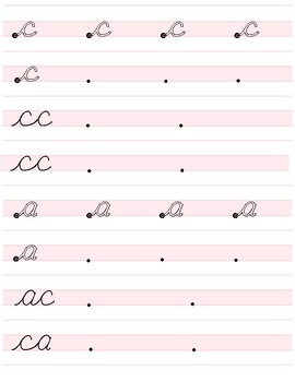 Cursive Handwriting Booklet Two by Mesorah Creations | TpT