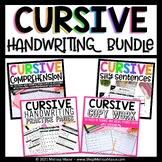 Cursive Handwriting Practice Pages - BUNDLE