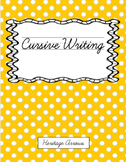 Cursive Handwriting Curriculum for Older Students (Middle 