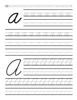 Cursive Handwriting Practice by Smart Kids Teacher | TpT