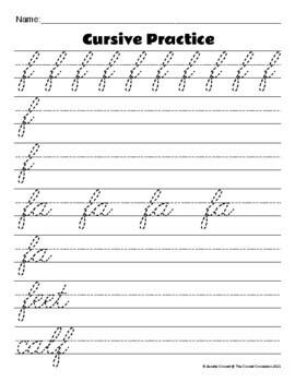 Cursive Writing Handwriting Practice 90 Days of Writing Activities