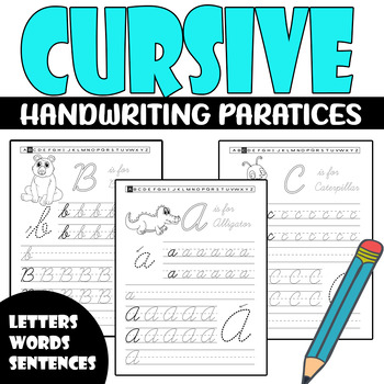Cursive Handwriting Practice by Activity Smart Teach | TPT