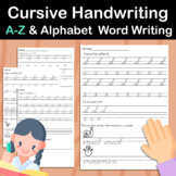 Cursive Handwriting Practice / Back To School Activity 