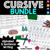 Cursive Handwriting Practice Bundle