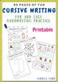 Cursive Handwriting Practice Pages