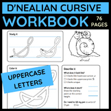 Cursive Handwriting Practice Pages - Uppercase alphabet wo