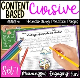 Cursive Handwriting Practice SET 1