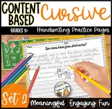 Cursive Handwriting Practice Set 2