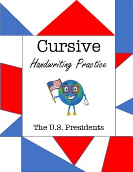 Preview of Cursive Handwriting Practice: US Presidents