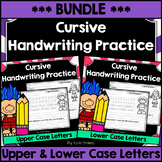Cursive Handwriting Practice Pages Upper & Lower Case BUND