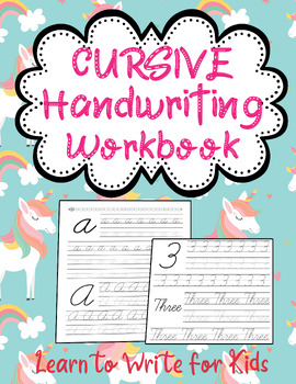 Cursive Handwriting Workbook A to Z & 0 to 9 - Improve Handwriting