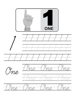 Cursive Handwriting Workbook For Kids : Writing Practice Book 3-in-1  Letters, Words & Numbers. Workbook for beginners to learn writing in  cursive. Cursive alphabet and numbers handwriting (Paperback) 