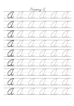Cursive Handwriting Practice Workbook for kids (Upper and Lower)